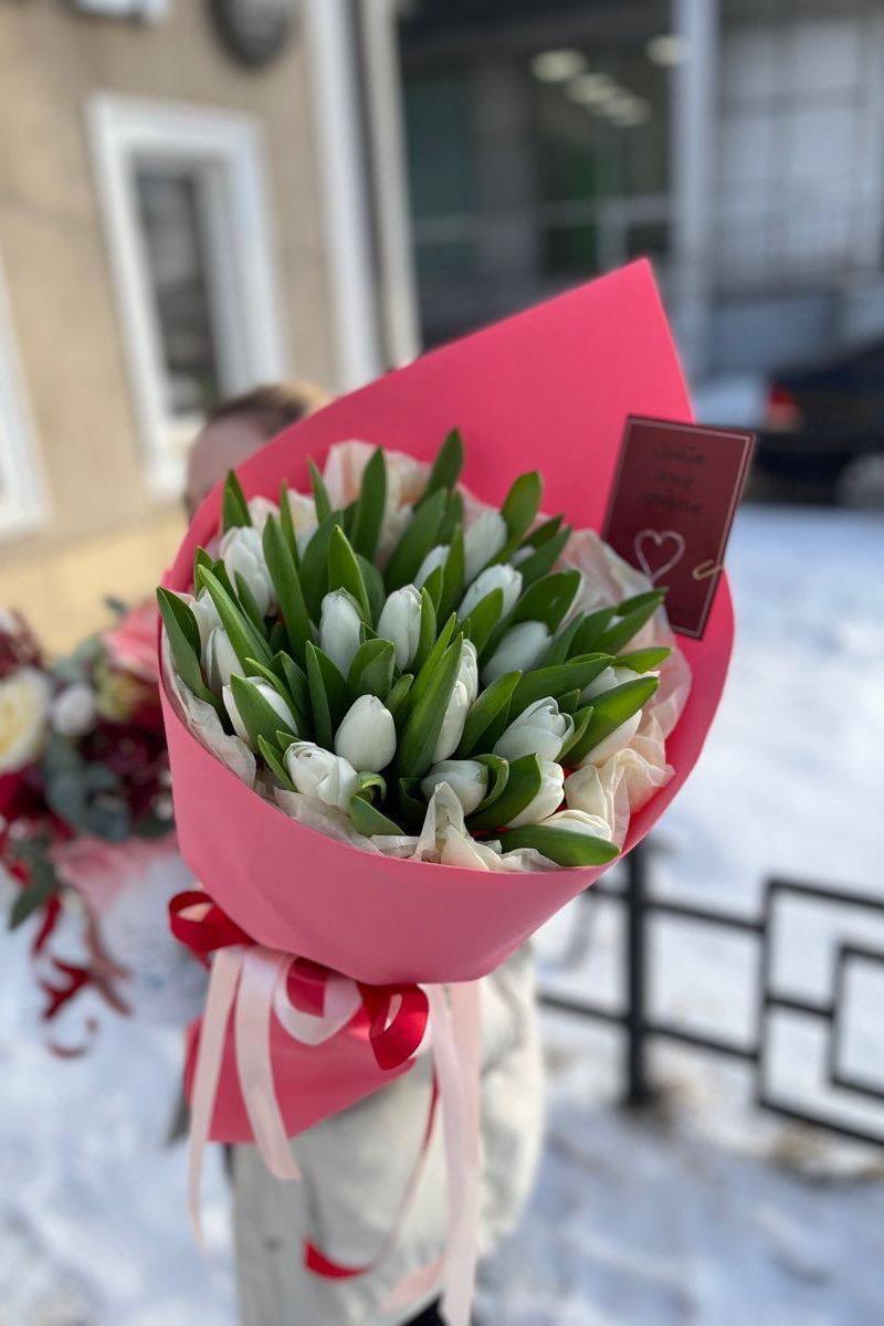 25 тюльпанов в фоамиране