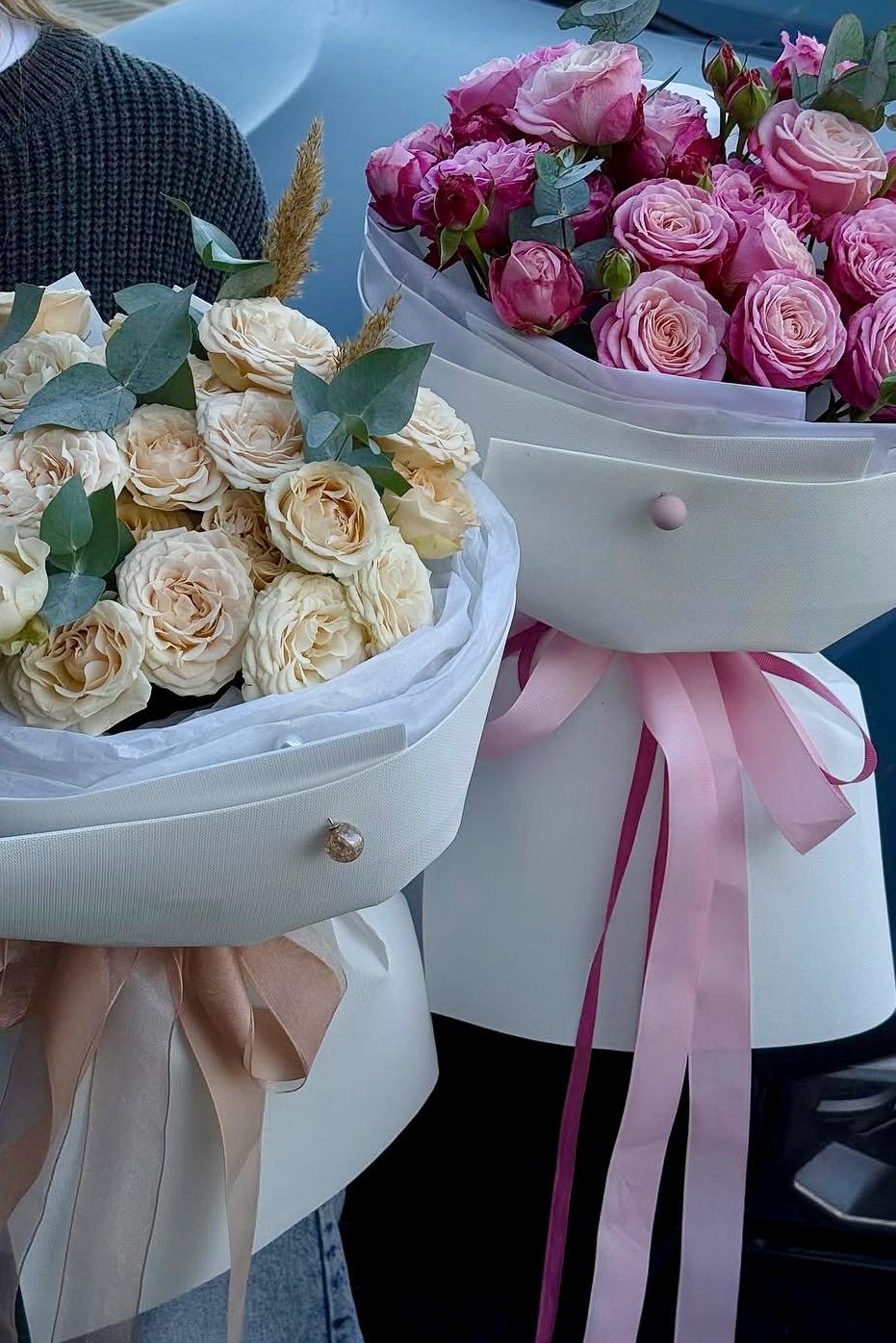 Моно из кустовой розы