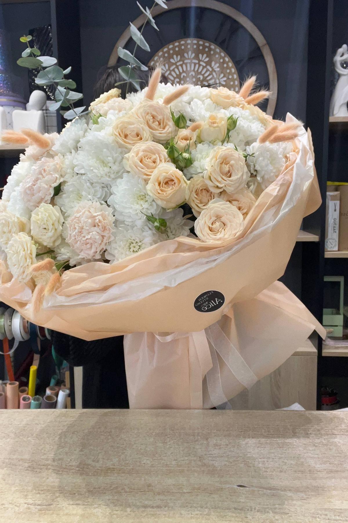 Персиковый букет