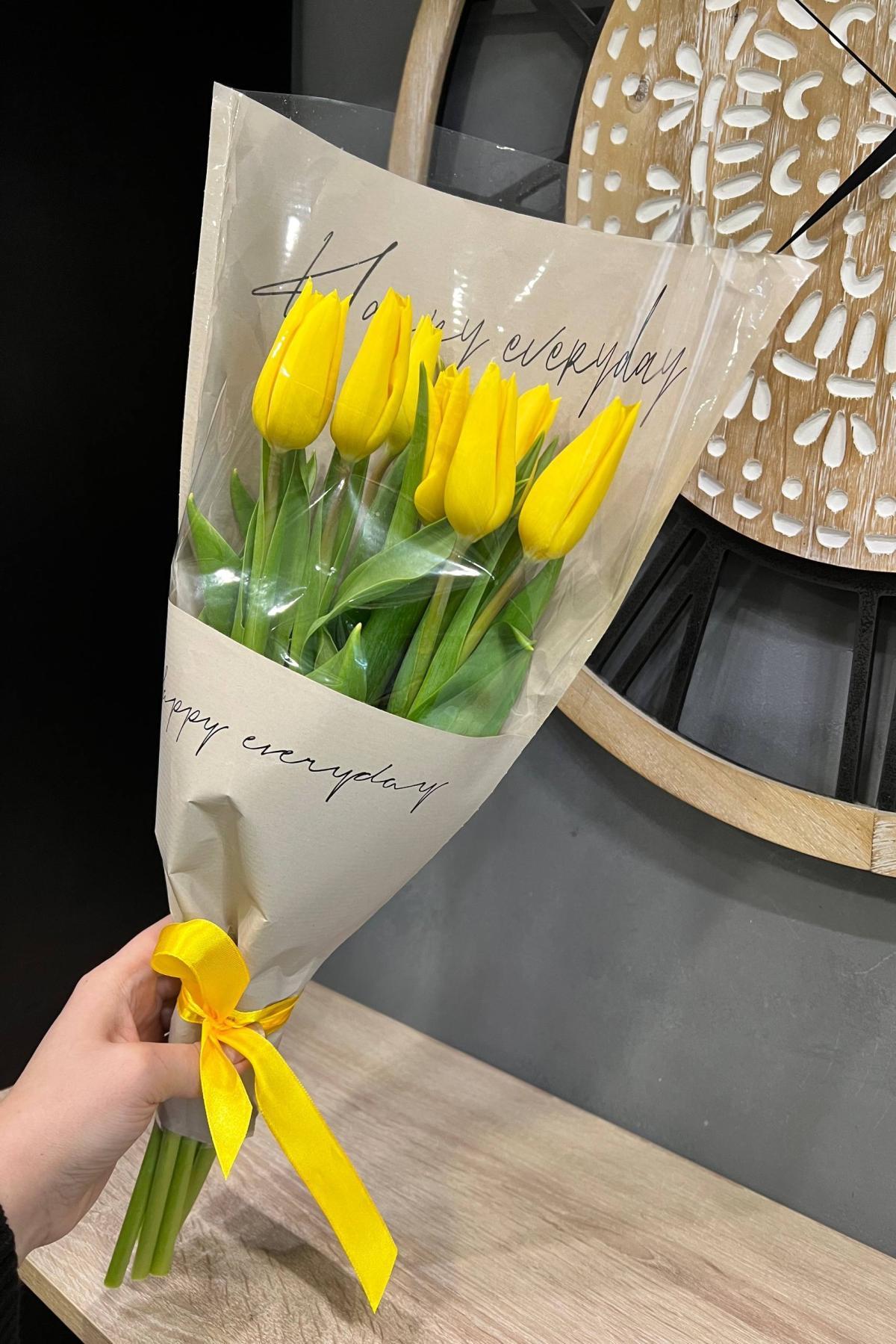 Тюльпаны в упаковке